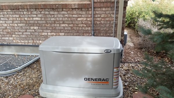 Generac Whole-home 22KW generator install - This customer needed a back-up power source for their home office and well pump due to frequent utility outages. We installed a 22KW natural gas generator and automatic transfer switch so that power would always be available.