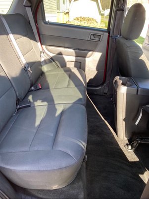 Stain removal on backseats and full interior detail - This detail was done for a client who couldn’t seem to get her dogs slobber and mud prints out of her seat. Lucky for her she found us here at Good As New Detailing and we got the job done! Message us today for satisfactory results like never before! Stain removal on backseats and full interior detail - This detail was done for a client who couldn’t seem to get her dogs slobber and mud prints out of her seat. Lucky for her she found us here at Good As New Detailing and we got the job done! Message us today for satisfactory results like never before!