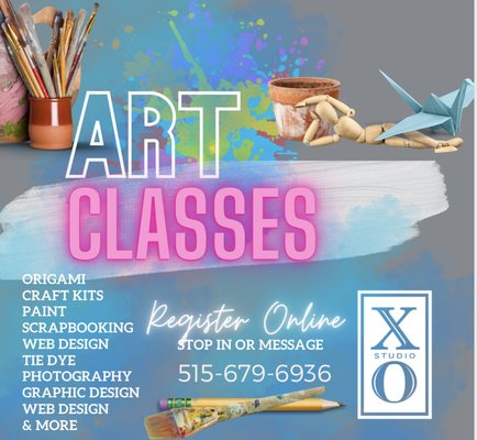 Art Classes - Unleash Your Creativity: 6-Week Art Classes
Embark on a creative journey with our immersive 6-week art classes! Discover your artistic potential through weekly sessions
Private & Group Classes Available
for Adults or Kids
Register & Learn More:
https://xowdm.com/products/untitled-aug13_23-00?utm_content=ios&utm_medium=product-links&utm_source=copyToPasteboard Art Classes - Unleash Your Creativity: 6-Week Art Classes
Embark on a creative journey with our immersive 6-week art classes! Discover your artistic potential through weekly sessions
Private & Group Classes Available
for Adults or Kids
Register & Learn More:
https://xowdm.com/products/untitled-aug13_23-00?utm_content=ios&utm_medium=product-links&utm_source=copyToPasteboard