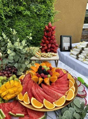 Fruit Tables - Add this healthy, elegant and breath taking fruit table to party for the guests to enjoy Fruit Tables - Add this healthy, elegant and breath taking fruit table to party for the guests to enjoy