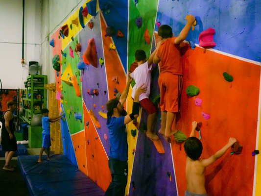 Rock Climbing Classes! - Rock Climbing is a great way to build strength and focus, while having a lot of fun. It’s quickly becoming a favorite at The Jungle!