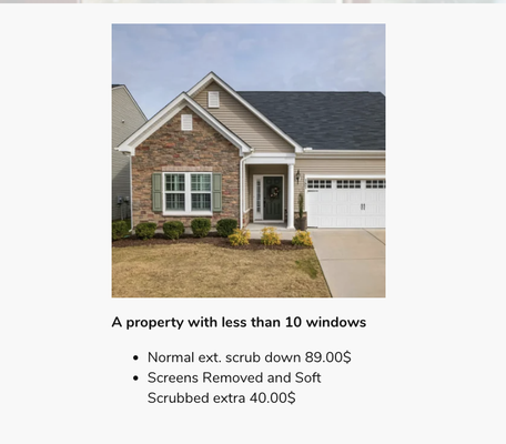 Our Pricing - We offer window washing services for residential and commercial properties! Free estimates, check out our pricing. Fair quotes & no hidden fees Our Pricing - We offer window washing services for residential and commercial properties! Free estimates, check out our pricing. Fair quotes & no hidden fees