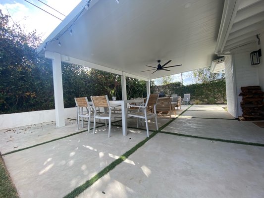 Patio Covers - Whether you want to add value to your house or have your personal oasis in your back yard we can help make it happen. No space is to big or too small for us. We are licensed and can help you get all the permits from the city to make sure it’s up to code. We are also licensed to do the electrical work like adding lights and fans to you patio. Patio Covers - Whether you want to add value to your house or have your personal oasis in your back yard we can help make it happen. No space is to big or too small for us. We are licensed and can help you get all the permits from the city to make sure it’s up to code. We are also licensed to do the electrical work like adding lights and fans to you patio.