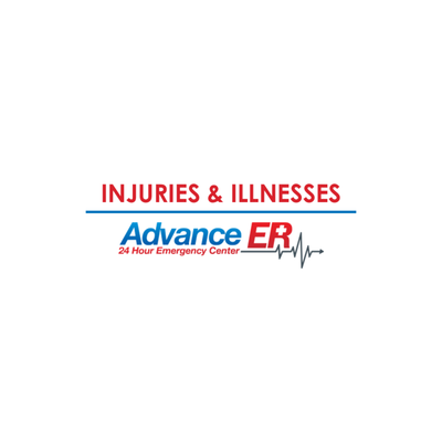 Injuries & Illnesses - At both Advance ER urgent care centers in the greater Dallas area, we can diagnose and treat a wide variety of common injuries and illnesses. We are more than just outstanding medical care, though. We prioritize our patient’s needs more than anything else, which is why we proudly accept most private insurances to keep our urgent care services highly affordable. We will even honor the price of any in-network cost if an insurance provider is unwilling to pay for a service.
You can come to Advance ER for help with:
•	Emergency Care
•	Abdominal Pain
•	Breathing Difficulties
•	Broken Bones
•	Chest Pain
•	Children's Emergency Care
•	Concussions
•	COVID-19 Treatment
•	Monoclonal Antibody Therapy
•	Dehydration
•	Flu
•	Migraines
•	Severe Fever
•	STD Testing
•	Sports Injuries
•	Wounds