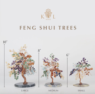 Feng Shui Trees - Size: Small - 6, Medium- 8, Large - 10 Inches Tall Feng Shui Trees - Size: Small - 6, Medium- 8, Large - 10 Inches Tall
