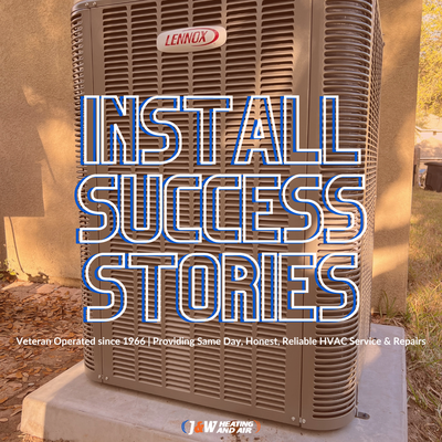 Home Installation Success Stories from J&W Heating and Air - J&W Heating and Air has been Northeast Florida's HVAC installer of choice since 1966. Browse photos of our various residential AC and heat pump installations. Same-day service is available to all homeowners. Home Installation Success Stories from J&W Heating and Air - J&W Heating and Air has been Northeast Florida's HVAC installer of choice since 1966. Browse photos of our various residential AC and heat pump installations. Same-day service is available to all homeowners.