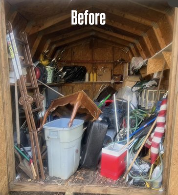 Shed clean out! - Shed was full of junk so we did what we do and got working! Now back to usable space! Shed clean out! - Shed was full of junk so we did what we do and got working! Now back to usable space!