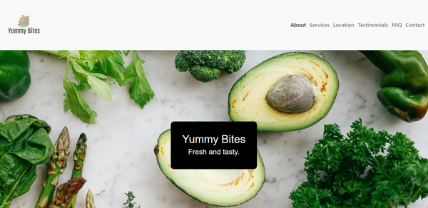 Yummy Bites - Website development service options for your small business. All of our packages include custom website development, dynamic and functional layouts, mobile friendly applications, and web hosting and launching setup.