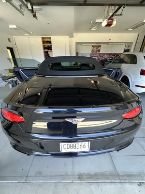 2022 Bentley Window Tint - This customer was suffering from the UV rays and the heat so he chose our 94% heat rejection nano ceramic film