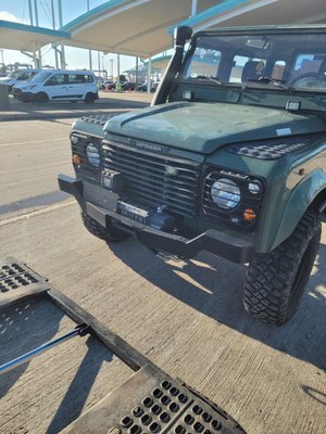 Auto transport - 3 Land Rover Defenders transport from Houston TX Port to Tucson AZ it was delivered with in 2 days.
estimate shipping price is $800-$900 Auto transport - 3 Land Rover Defenders transport from Houston TX Port to Tucson AZ it was delivered with in 2 days.
estimate shipping price is $800-$900