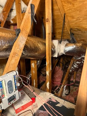Duct replacement - New ductwork installation designed for better airflow, efficiency, and long-lasting HVAC performance. Duct replacement - New ductwork installation designed for better airflow, efficiency, and long-lasting HVAC performance.