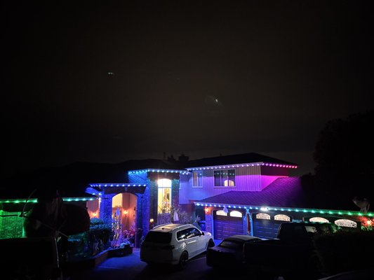 Permanent Govee Outdoor Lights - We installed Govee permanent outdoor lights neatly along the gutters of this large two-story home, creating a clean, elegant glow for every season. Fully app controlled LEDs let the homeowner change colors for any holiday or occasion. Another premium, seamless install by Evergreen Holiday Lightings LLC lighting done right. Permanent Govee Outdoor Lights - We installed Govee permanent outdoor lights neatly along the gutters of this large two-story home, creating a clean, elegant glow for every season. Fully app controlled LEDs let the homeowner change colors for any holiday or occasion. Another premium, seamless install by Evergreen Holiday Lightings LLC lighting done right.