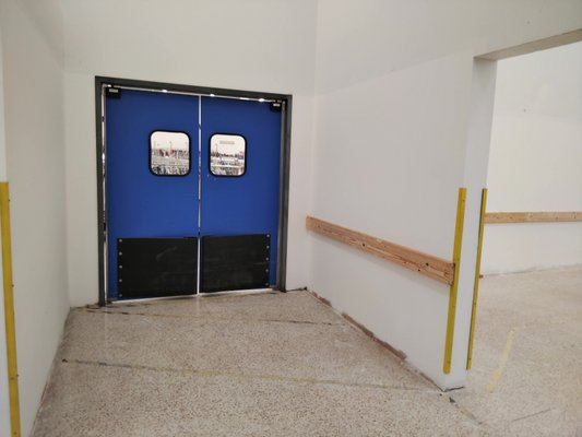 store remodel - The remodel of a store that had damaged walls from carts now patched and repainted . store remodel - The remodel of a store that had damaged walls from carts now patched and repainted .