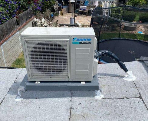 Mini Split Installation in Los Angeles, CA - A Mini Split Installation Project in Los Angeles. Installed indoor wall-mounted and outdoor mini split condenser manufactured by Daikin.