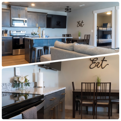 Bear Lake Rental Property - Beautiful rental property located in Bear Lake. The unit we cleaned had 5 beds, 2 baths, kitchen and living room.