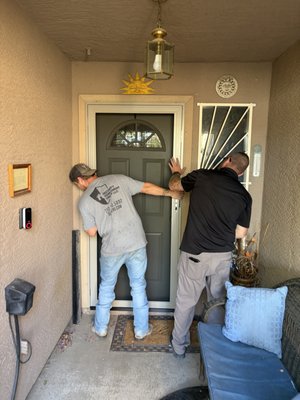 Big Box Security Door vs Our Guardian Security Screen Doors - This “security door” was purchased from a big box store (Home Depot / Lowe’s). The door was installed with exposed exterior screws, meaning anyone could literally unscrew the door from the outside. This is one of the most common and dangerous issues we see in Las Vegas and Henderson homes. We installed out Security Screen Door on this home after easily removing the low quality bar door.
When it comes to protecting your family, your home, and your peace of mind, a door that looks secure isn’t the same as real security.
Why Guardian Security Screens Are Different:
✅ No exposed hardware accessible from the outside
✅ 3-Point Locking System (top, center, bottom)
✅ Marine-grade stainless steel mesh that withstands up to 380 lbs of force
✅ Custom-built to fit your home
✅ Professionally installed by a local Las Vegas team
Don’t risk your safety on a door that can be opened with hand tools, or no tools at all.
Protect your home the right way.
📍 Serving Las Vegas, Henderson, Summerlin & surrounding communities
📞 Call now for your FREE security assessment Big Box Security Door vs Our Guardian Security Screen Doors - This “security door” was purchased from a big box store (Home Depot / Lowe’s). The door was installed with exposed exterior screws, meaning anyone could literally unscrew the door from the outside. This is one of the most common and dangerous issues we see in Las Vegas and Henderson homes. We installed out Security Screen Door on this home after easily removing the low quality bar door.
When it comes to protecting your family, your home, and your peace of mind, a door that looks secure isn’t the same as real security.
Why Guardian Security Screens Are Different:
✅ No exposed hardware accessible from the outside
✅ 3-Point Locking System (top, center, bottom)
✅ Marine-grade stainless steel mesh that withstands up to 380 lbs of force
✅ Custom-built to fit your home
✅ Professionally installed by a local Las Vegas team
Don’t risk your safety on a door that can be opened with hand tools, or no tools at all.
Protect your home the right way.
📍 Serving Las Vegas, Henderson, Summerlin & surrounding communities
📞 Call now for your FREE security assessment