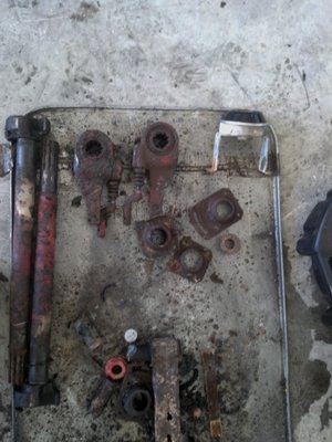 Trailer brakes rebuild - Trailer was brought to me with some serious brake rust and ware issues. Removed the axle from the trailer so I wouldn't be in the way of the guys repairing the trailer walls. installed new s-cams, bushings. slack adjusters, brake shoes, drums and replaced wheel seals also. Trailer brakes rebuild - Trailer was brought to me with some serious brake rust and ware issues. Removed the axle from the trailer so I wouldn't be in the way of the guys repairing the trailer walls. installed new s-cams, bushings. slack adjusters, brake shoes, drums and replaced wheel seals also.