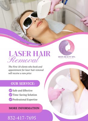Laser Hair Removal - Moon Beauty Spa offer treatments of
Body Countour
Laser Hair Removal
Post Surgical
Skin Care
Relax massage
Head Spa our treatment's to improve mental and physical health can you live another relaxation experience Laser Hair Removal - Moon Beauty Spa offer treatments of
Body Countour
Laser Hair Removal
Post Surgical
Skin Care
Relax massage
Head Spa our treatment's to improve mental and physical health can you live another relaxation experience