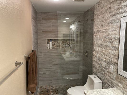 Shower installation - This shower we did complete demolition and installation on 2018 Shower installation - This shower we did complete demolition and installation on 2018