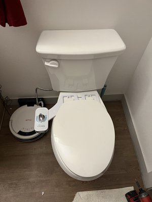 Bidet installation - Bidet install at a customers home Bidet installation - Bidet install at a customers home