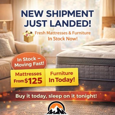 🚛 NEW SHIPMENT JUST LANDED AT SWEET DEALZ! 🎉 - All your favorite mattresses & furniture are back in stock — and they’re already moving FAST!
🛏️ Fresh mattress inventory ready for immediate pickup
🛋️ Sofas, loveseats & sectionals back on the floor
💲 Everyday low pricing — No Games, No Gimmicks
⚡ Easy financing options available
🏠 Take it home today or schedule quick local delivery
If you’ve been waiting for the right time… THIS IS IT.
👉 Buy it Today, Sleep on it Tonight! 🚛 NEW SHIPMENT JUST LANDED AT SWEET DEALZ! 🎉 - All your favorite mattresses & furniture are back in stock — and they’re already moving FAST!
🛏️ Fresh mattress inventory ready for immediate pickup
🛋️ Sofas, loveseats & sectionals back on the floor
💲 Everyday low pricing — No Games, No Gimmicks
⚡ Easy financing options available
🏠 Take it home today or schedule quick local delivery
If you’ve been waiting for the right time… THIS IS IT.
👉 Buy it Today, Sleep on it Tonight!