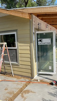 Palos verdes pool house - We are doing new siding in these pool house. Amost ready for pain