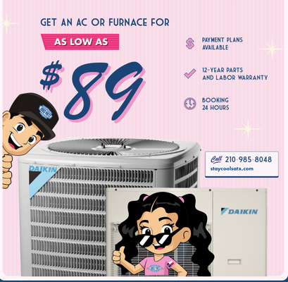 San Antonio #1HVAC Company - Tired of service that feels like it's straight out of a call center? At Stay Cool, we’re not just experts we’re your neighbors. We know the San Antonio heat can be relentless, and a busted AC isn’t just an inconvenience; it’s a crisis. That’s why we bring the old-fashioned values of honesty and hard work to every home. San Antonio #1HVAC Company - Tired of service that feels like it's straight out of a call center? At Stay Cool, we’re not just experts we’re your neighbors. We know the San Antonio heat can be relentless, and a busted AC isn’t just an inconvenience; it’s a crisis. That’s why we bring the old-fashioned values of honesty and hard work to every home.