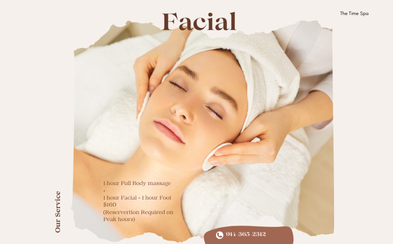 Facial Package - Other than Body relaxation, we offers Anti-Aging Facial services. Remove blackheads and pores cleansing. Facial Package - Other than Body relaxation, we offers Anti-Aging Facial services. Remove blackheads and pores cleansing.