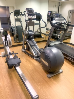 Gym Renovation 2019 - The fitness room at Auden Ithaca was renovated in 2019 with brand new floors, new wall paint, floor to ceiling mirrors, and new equipment exclusively for residents.