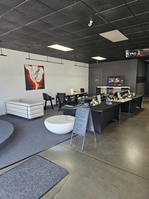 Our Lounge - At Volcano Vapor Lounge, we’ve created more than just a shop—we’ve built a welcoming community hub for vapers across South Carolina. Step into our comfortable lounge and relax in a laid-back, friendly atmosphere where you can enjoy your vape, try new flavors, and connect with fellow enthusiasts.
Whether you’re swapping tips, exploring the latest devices, or just unwinding after a long day, our lounge is the perfect place to hang out. We’re always here to make sure you feel right at home, with knowledgeable staff ready to answer questions or offer advice.
Come experience the Volcano difference in our inviting lounge space—the heart of South Carolina’s vaping community! Our Lounge - At Volcano Vapor Lounge, we’ve created more than just a shop—we’ve built a welcoming community hub for vapers across South Carolina. Step into our comfortable lounge and relax in a laid-back, friendly atmosphere where you can enjoy your vape, try new flavors, and connect with fellow enthusiasts.
Whether you’re swapping tips, exploring the latest devices, or just unwinding after a long day, our lounge is the perfect place to hang out. We’re always here to make sure you feel right at home, with knowledgeable staff ready to answer questions or offer advice.
Come experience the Volcano difference in our inviting lounge space—the heart of South Carolina’s vaping community!