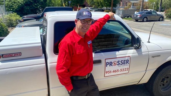 Prosser Pest Control with over 22 years Experience - My names is James Prosser, owner/operator of Prosser Pest Control. I have been in the pest industry for over 22 years in California. My wife and I decided to start our own company to provide a better life for us, our family and the people within our community. By choosing my company, you are supporting a locally owned company.
Thank you so much for taking the time out of your busy day to stop by our website. I look forward to taking care of your pest control needs. Prosser Pest Control with over 22 years Experience - My names is James Prosser, owner/operator of Prosser Pest Control. I have been in the pest industry for over 22 years in California. My wife and I decided to start our own company to provide a better life for us, our family and the people within our community. By choosing my company, you are supporting a locally owned company.
Thank you so much for taking the time out of your busy day to stop by our website. I look forward to taking care of your pest control needs.