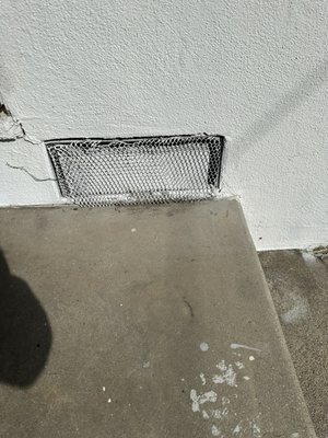 Stucco vent repairs - Our client was tired of her old crawlspace vent covers so we went out and replaced with brand new vent, cover, and crawlspace door!! Stucco vent repairs - Our client was tired of her old crawlspace vent covers so we went out and replaced with brand new vent, cover, and crawlspace door!!