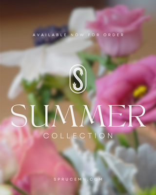Summer Collection at Spruce Flowers - Celebrate Summer with locally grown blooms in our designers choice Larpenteur floral arrangement or choose from our collection Summer inspired arrangements for every occasion. Summer Collection at Spruce Flowers - Celebrate Summer with locally grown blooms in our designers choice Larpenteur floral arrangement or choose from our collection Summer inspired arrangements for every occasion.