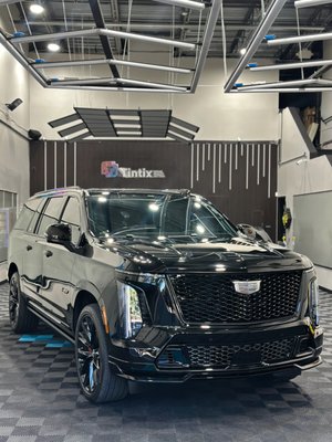 2026 Cadillac Escalade | Full body PPF, full body ceramic coating, full XPEL ceramic tint and interior screens protection. - This 2026 Cadillac Escalade received the total Tintix protection package:
* Full Body XPEL Ultimate Plus PPF for maximum scratch protection & high gloss shine
* XPEL STEALTH PPF for interior screens
* XPEL Windshield Protection Film (WPF)
* Full Tint (XPEL XR PLUS) on Full Car + Windshield + Panoramic Roof
* Lifetime Ceramic Coating for supreme slickness & easy maintenance
Unmatched shine. Total defense inside and out. 2026 Cadillac Escalade | Full body PPF, full body ceramic coating, full XPEL ceramic tint and interior screens protection. - This 2026 Cadillac Escalade received the total Tintix protection package:
* Full Body XPEL Ultimate Plus PPF for maximum scratch protection & high gloss shine
* XPEL STEALTH PPF for interior screens
* XPEL Windshield Protection Film (WPF)
* Full Tint (XPEL XR PLUS) on Full Car + Windshield + Panoramic Roof
* Lifetime Ceramic Coating for supreme slickness & easy maintenance
Unmatched shine. Total defense inside and out.
