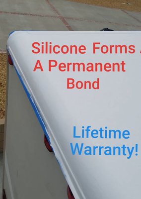 RV Roof Resealing Campaign For New Customers - Our 100% Silicone Self-leveling Elastomeric RV Roof Reseal resurfaces your aging roof with a permanently bonding ultra white Elastomeric that dramatically reduces heat transfer. It goes for $22-$25 per linear foot and comes with a Lifetime manufacturer's warranty as well as a Lifetime installation warranty from us. We can replace any caps or fixtures you'd like during the service. Call for more information or to schedule service. RV Roof Resealing Campaign For New Customers - Our 100% Silicone Self-leveling Elastomeric RV Roof Reseal resurfaces your aging roof with a permanently bonding ultra white Elastomeric that dramatically reduces heat transfer. It goes for $22-$25 per linear foot and comes with a Lifetime manufacturer's warranty as well as a Lifetime installation warranty from us. We can replace any caps or fixtures you'd like during the service. Call for more information or to schedule service.