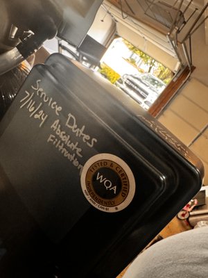 Whole Home Filtration System - Do not forget to check your salt levels and have your filtration system checked at least once a year