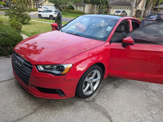 Audi A3 2016 - Audi A3 maintenance cleaning