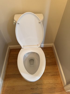 Toilet Replacement - This was a toilet replacement. We installed a Toto Entrada ADA Elongated Toilet Toilet Replacement - This was a toilet replacement. We installed a Toto Entrada ADA Elongated Toilet