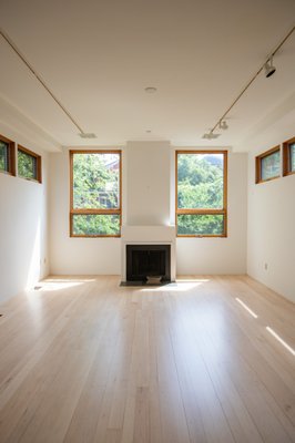 Natural Maple Floor Refinishing - This maple hardwood floor was professionally sanded and refinished to restore its natural light tone. The natural finish highlights the clean, subtle grain of the maple while keeping the space bright and modern. The result is a smooth, fresh look that beautifully complements the home’s contemporary interior. Natural Maple Floor Refinishing - This maple hardwood floor was professionally sanded and refinished to restore its natural light tone. The natural finish highlights the clean, subtle grain of the maple while keeping the space bright and modern. The result is a smooth, fresh look that beautifully complements the home’s contemporary interior.