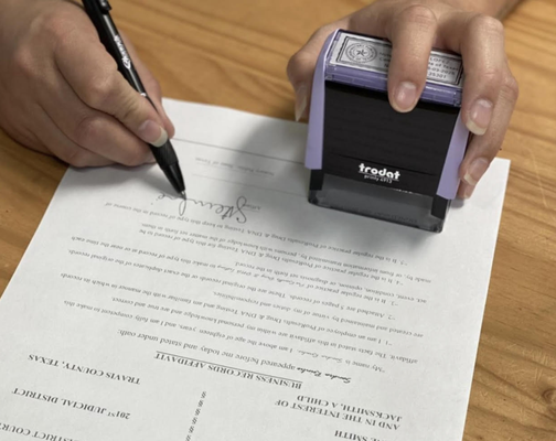 NOTARY PUBLIC SERVICES - In addition to Covid, Flu, RSV, Drug, Alcohol and DNA testing, we also offer Notary Public Services! Call 512-374-9977 with any questions. Available Monday - Friday 8:30 AM - 4:00 PM