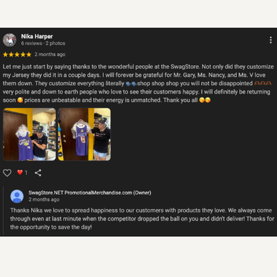 5 Star Customer Reviews - We believe our customers say it best! Discover what makes us stand out by reading real reviews from people who love our products. We're proud of our 5- star reputation and look forward to impressing you too! 5 Star Customer Reviews - We believe our customers say it best! Discover what makes us stand out by reading real reviews from people who love our products. We're proud of our 5- star reputation and look forward to impressing you too!