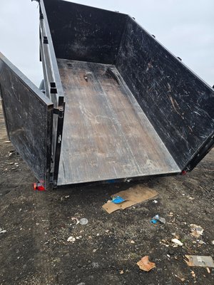Residential junk removal and haul away - Loaded a full trailer from a residential home . Residential junk removal and haul away - Loaded a full trailer from a residential home .