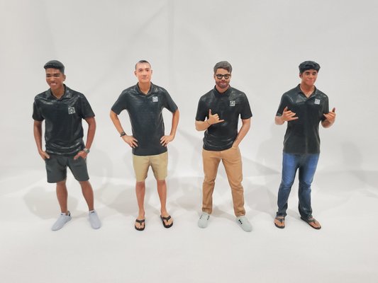 Company - Here are some samples of figurines done for Royal Realty Hawaii. Company - Here are some samples of figurines done for Royal Realty Hawaii.