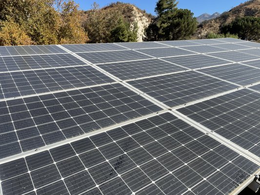 Sylmar Ranch - This ranch has over 70 panels on raised floor structure