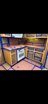 Kitchen remodel - This remodel was done on a kitchen. We used only the best primer and paint. Kitchen remodel - This remodel was done on a kitchen. We used only the best primer and paint.