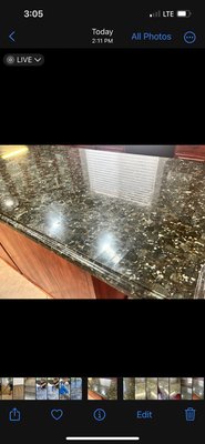 We provided granite deep cleaning for this customer and brought back to a mirror like shine. - Granite counter top rejuvenation We provided granite deep cleaning for this customer and brought back to a mirror like shine. - Granite counter top rejuvenation