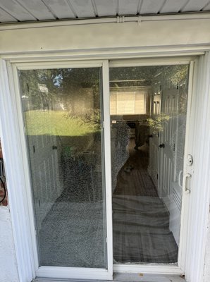 Back of the house sliding door glass replacement
10 years warranty - Owner of house had a problem with two glass.Landscaping broke the windows Back of the house sliding door glass replacement
10 years warranty - Owner of house had a problem with two glass.Landscaping broke the windows