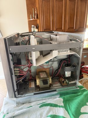 Viking microwave magnetron replacement - Viking microwave had heating problem. Magnetron was defective and got replaced. Viking microwave magnetron replacement - Viking microwave had heating problem. Magnetron was defective and got replaced.