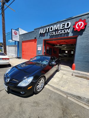 Mercedes-Benz SLK – High-End Detailing & Restoration at Automed Collision - This Mercedes-Benz SLK underwent a full paint correction and exterior restoration at Automed Collision, bringing back its deep black gloss and sleek, sporty finish. Our expert team meticulously refined the paint, removed imperfections, and applied premium detailing for a showroom-quality look.
Project Highlights:
✅ Complete Paint Correction: Eliminated swirl marks and blemishes for a flawless shine.
✅ Deep Gloss Restoration: Enhanced black paint to bring back its rich, mirror-like finish.
✅ Premium Detailing: Every detail was polished to perfection, reviving its sporty elegance.
✅ Expert Craftsmanship in LA: Luxury and performance cars receive top-tier care at our facility.
🚗 Give your vehicle the care it deserves! Book a consultation today.
📞 (323) 735-9368
📍 4857 W Adams Blvd, Los Angeles, CA 90016
#MercedesSLK #PaintCorrection #LuxuryCarDetailing #AutomedCollision #LosAngelesAutoBody #ShowroomFinish Mercedes-Benz SLK – High-End Detailing & Restoration at Automed Collision - This Mercedes-Benz SLK underwent a full paint correction and exterior restoration at Automed Collision, bringing back its deep black gloss and sleek, sporty finish. Our expert team meticulously refined the paint, removed imperfections, and applied premium detailing for a showroom-quality look.
Project Highlights:
✅ Complete Paint Correction: Eliminated swirl marks and blemishes for a flawless shine.
✅ Deep Gloss Restoration: Enhanced black paint to bring back its rich, mirror-like finish.
✅ Premium Detailing: Every detail was polished to perfection, reviving its sporty elegance.
✅ Expert Craftsmanship in LA: Luxury and performance cars receive top-tier care at our facility.
🚗 Give your vehicle the care it deserves! Book a consultation today.
📞 (323) 735-9368
📍 4857 W Adams Blvd, Los Angeles, CA 90016
#MercedesSLK #PaintCorrection #LuxuryCarDetailing #AutomedCollision #LosAngelesAutoBody #ShowroomFinish