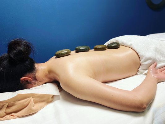30 mins Hot Stone Full Body Massage $50
60 mins Hot Stone full Body Massage $90
20% Off for Hot Stone Massage Only, please show this - 30 mins Hot Stone Full Body Massage $50
60 mins Hot Stone full Body Massage $90
20% Off for Hot Stone Massage Only, please mention Yelp hot stone massage discount when you book appointment